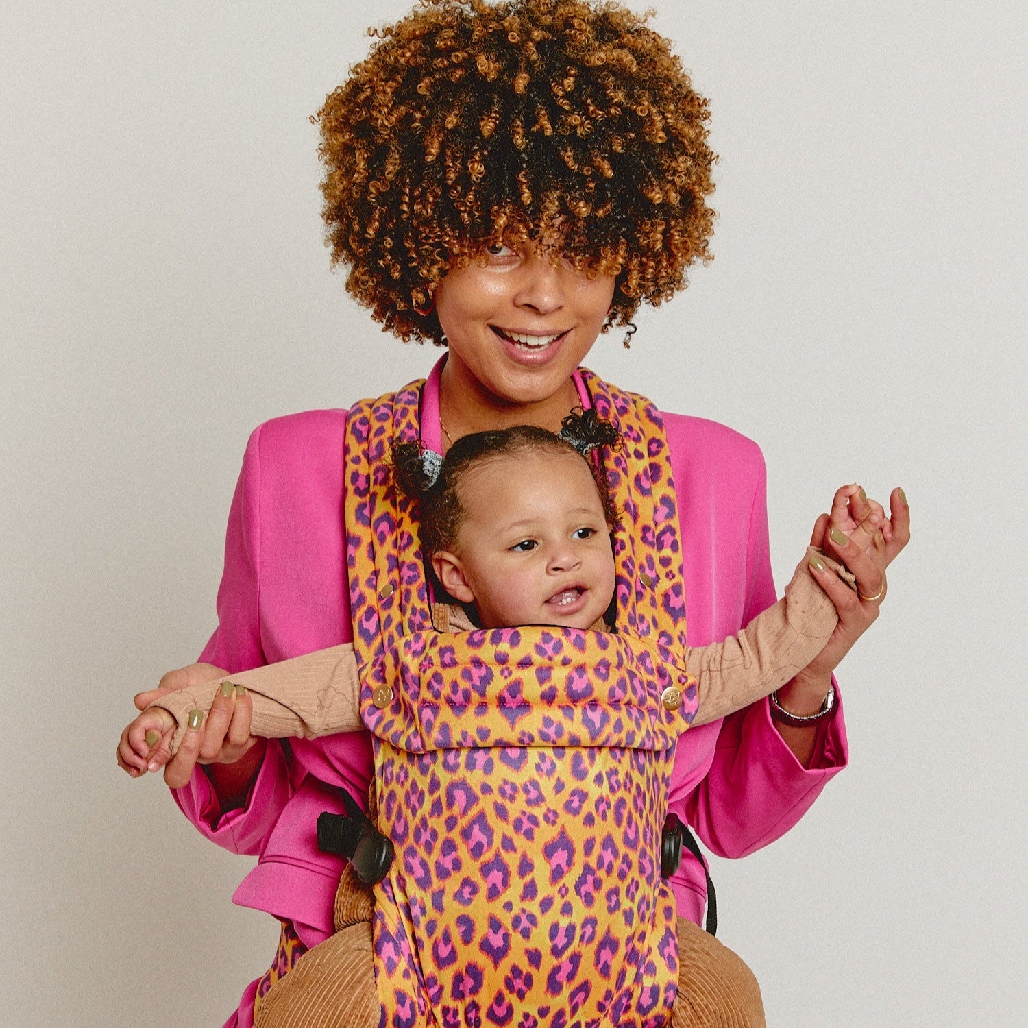 Bizzi Growin Nomad Air Animal Print Baby Carrier Crazy Cat 7