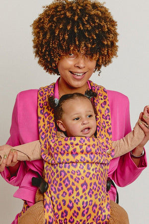 Bizzi Growin Nomad Air Animal Print Baby Carrier Crazy Cat 7