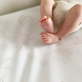 Ralphie Bear Seashell Anti Roll Wedge Changing Mat 3