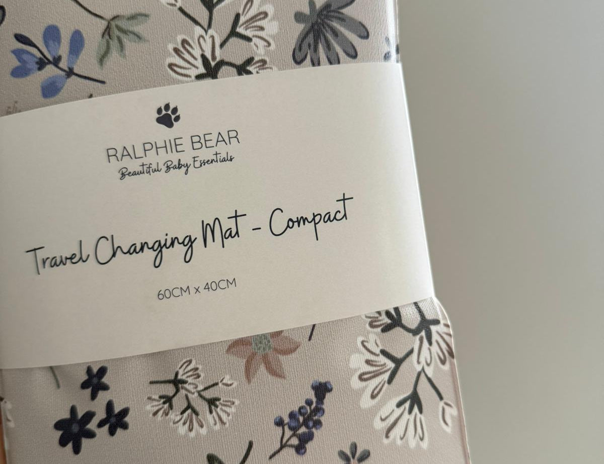 Ralphie Bear Wildflower Compact Travel Mat 2