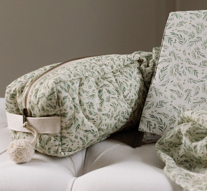 Ralphie Bear Quilted Washbag Willow 3