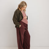 JOURNY The Daisy Trouser Burgundy Stripe 5