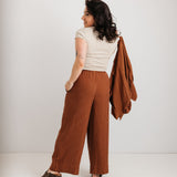 JOURNY The Daisy Trouser Mocha Stripe 6