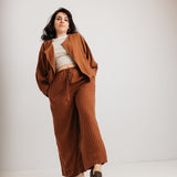 JOURNY The Daisy Trouser Mocha Stripe 8