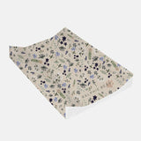 Floral patterned paper with 'Ralphie Bear' branding on a white background