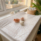Ralphie Bear Scallop Anti Roll Wedge Baby Changing Mat Neutral Beige 7