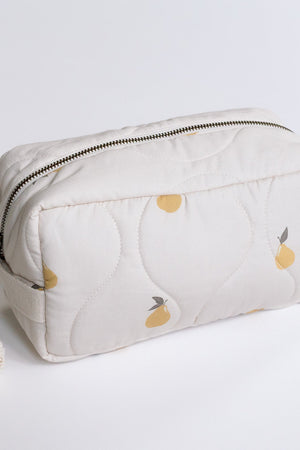 Ralphie Bear Quilted Washbag Pears 1