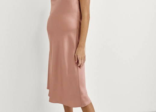 Hatch The Easy Maternity Satin Slip Dress Rosewood Pink – For The Creators Hatch The Easy Maternity Satin Slip Dress Rosewood Pink – For The Creators