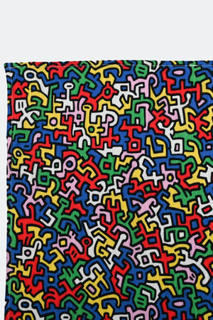Etta Loves Etta Loves X Keith Haring 2 Pack Muslin Squares 6
