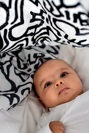 Etta Loves Etta Loves X Keith Haring 2 Pack Muslin Squares 3