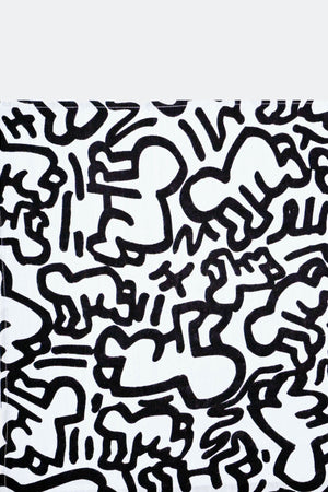 Etta Loves Etta Loves X Keith Haring 2 Pack Muslin Squares 5