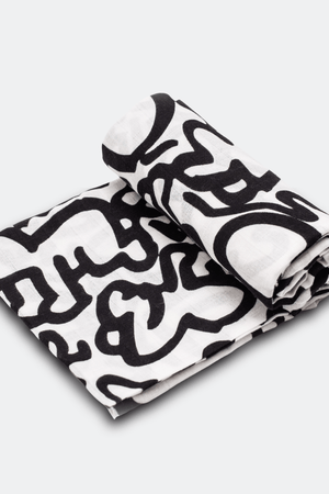 Etta Loves Etta Loves X Keith Haring Baby Muslin 1