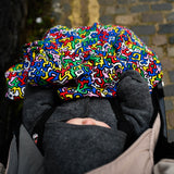 Etta Loves Etta Loves X Keith Haring Muslin Blanket Reversible 3