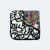 Etta Loves Etta Loves X Keith Haring Muslin Blanket Reversible 1