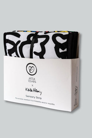 Etta Loves Etta Loves X Keith Haring Sensory Strip Reversible 3