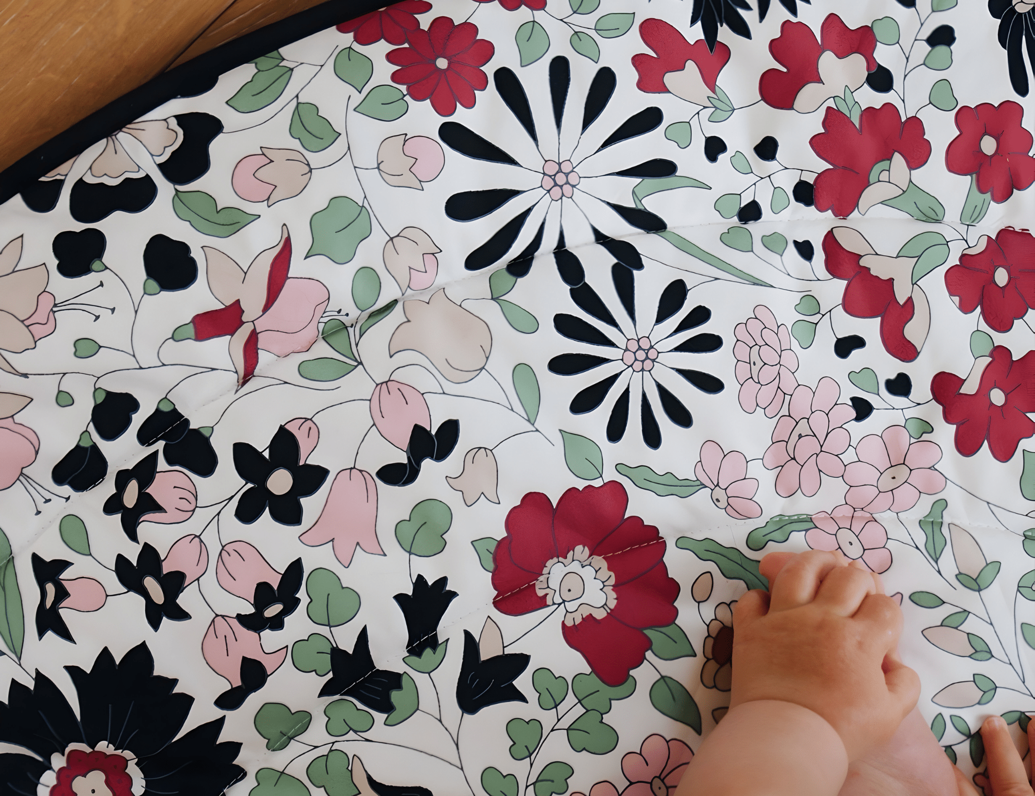 Etta Loves Etta Loves X Liberty Reversible Sensory Playmat Suitable From Birth 2