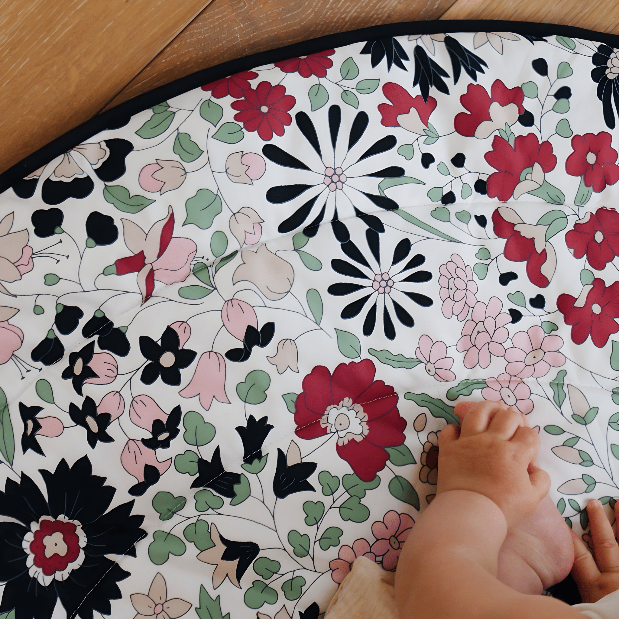 Etta Loves Etta Loves X Liberty Reversible Sensory Playmat Suitable From Birth 2