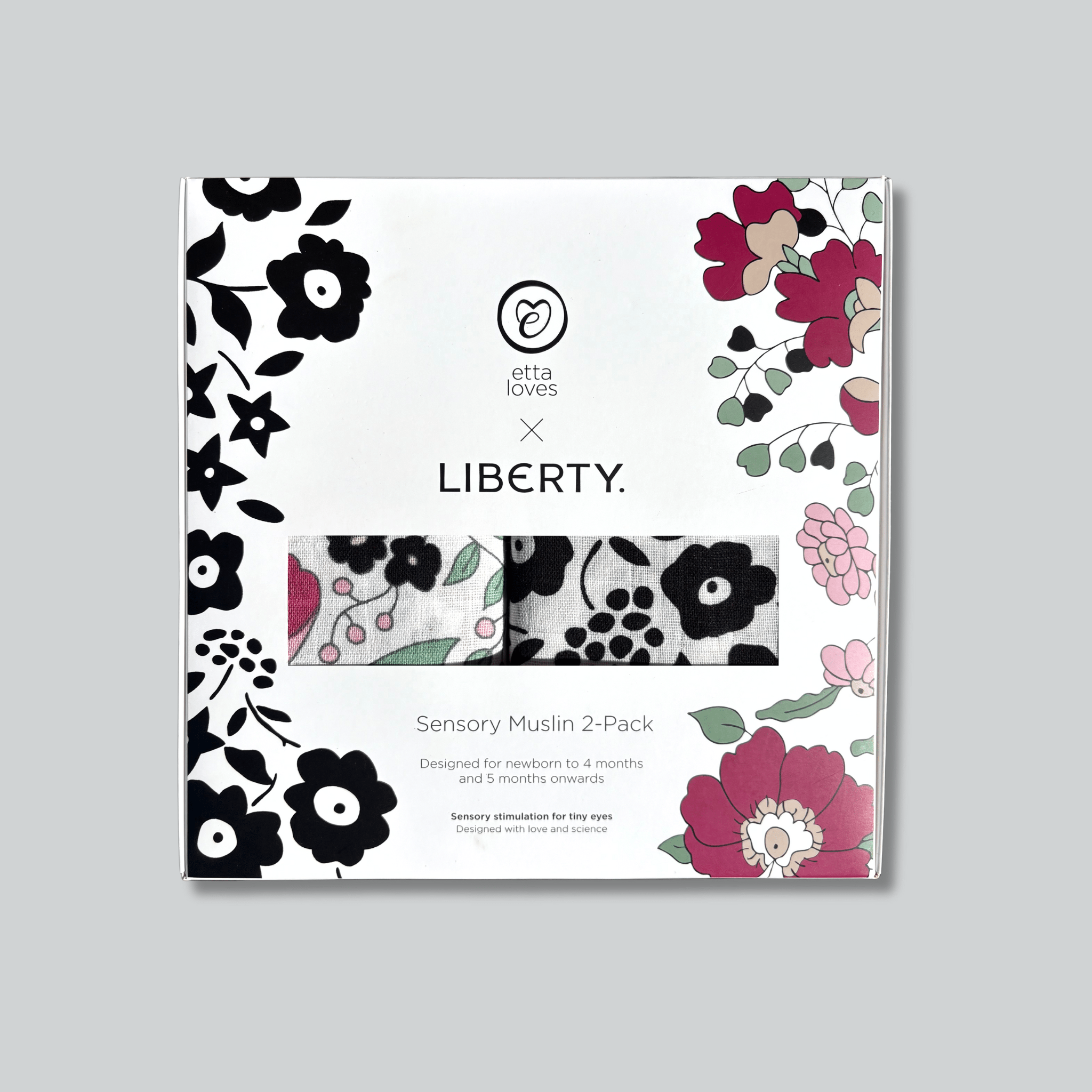 Etta Loves Etta Loves X Liberty Sensory Muslin 2 Pack 4
