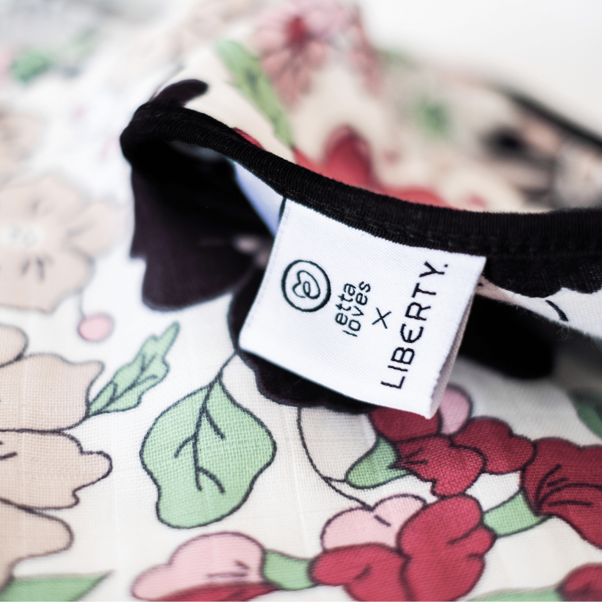 Etta Loves Etta Loves X Liberty Sensory Muslin Blanket Reversible 5