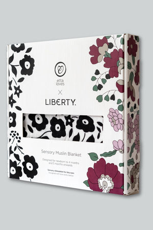 Etta Loves Etta Loves X Liberty Sensory Muslin Blanket Reversible 3