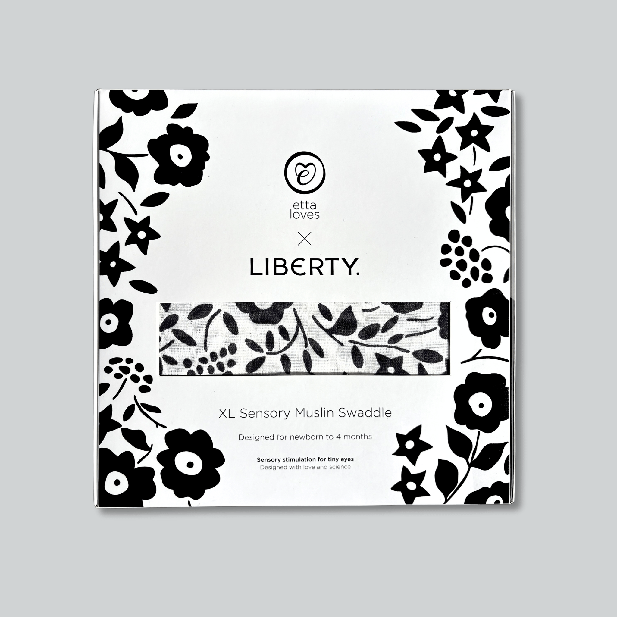 Etta Loves Etta Loves X Liberty Sensory Xl Muslin Swaddle for 0 4m 7