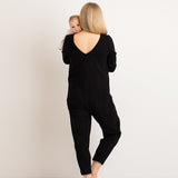 JOURNY Etta Jumpsuit Black French Terry 8