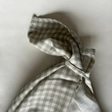 Ralphie Bear Gingham Sage Large Swaddle Muslin 13