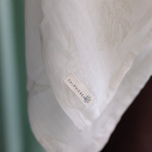 Ralphie Bear Seashell Large Swaddle Muslin 14