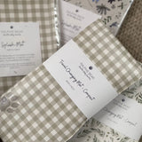 Ralphie Bear Gingham Sage Splash Mat 3