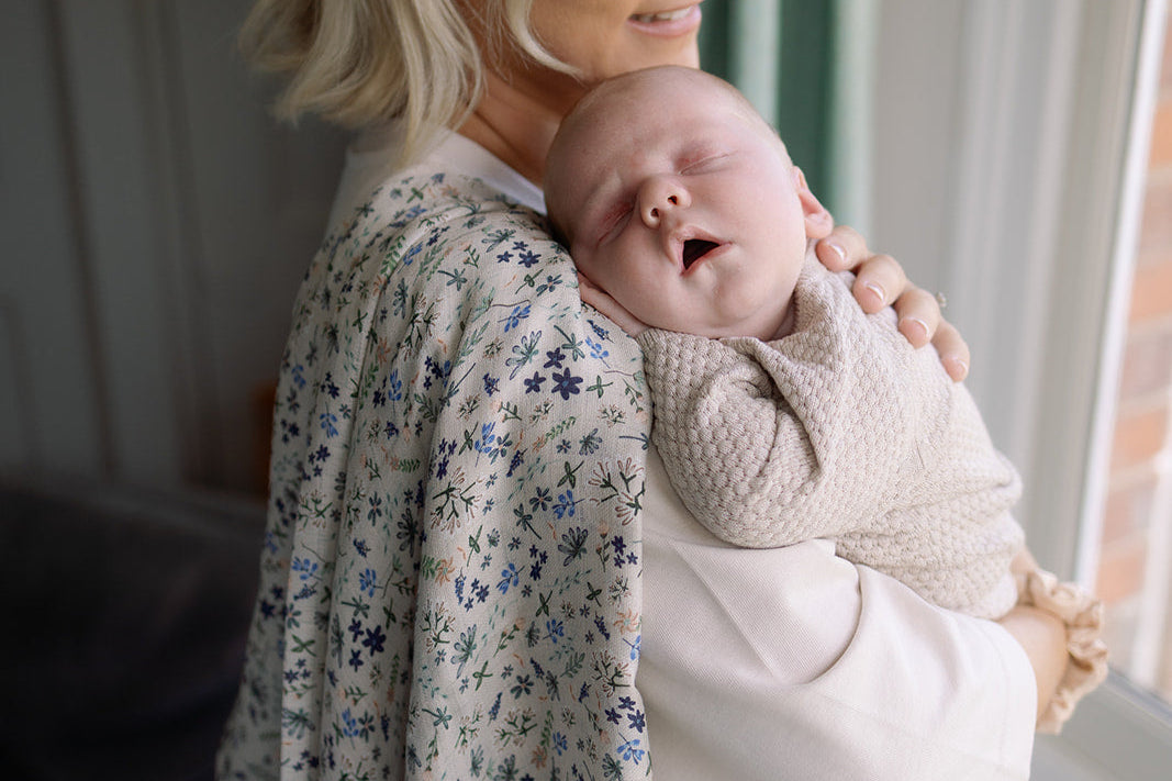 Ralphie Bear Wildflower Large Swaddle Muslin 3
