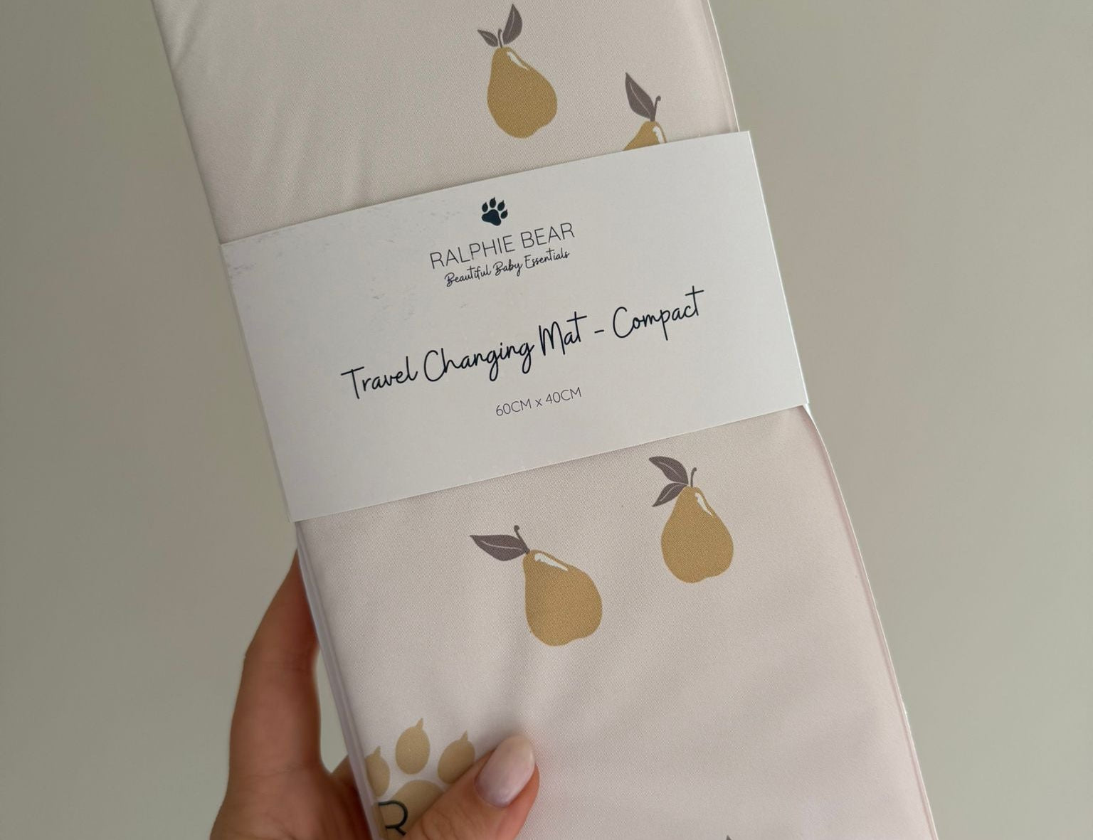 Ralphie Bear Pears Compact Travel Mat 1