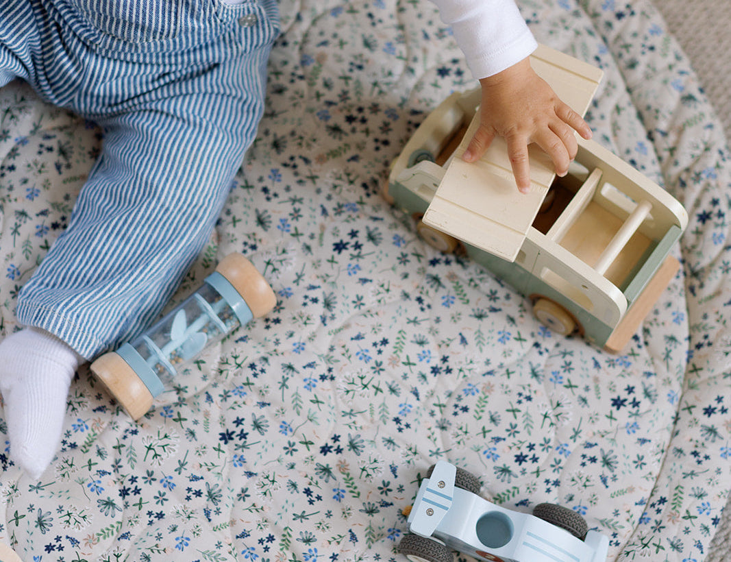 Ralphie Bear Ralphie Bear Wildflower Quilted Playmat 2