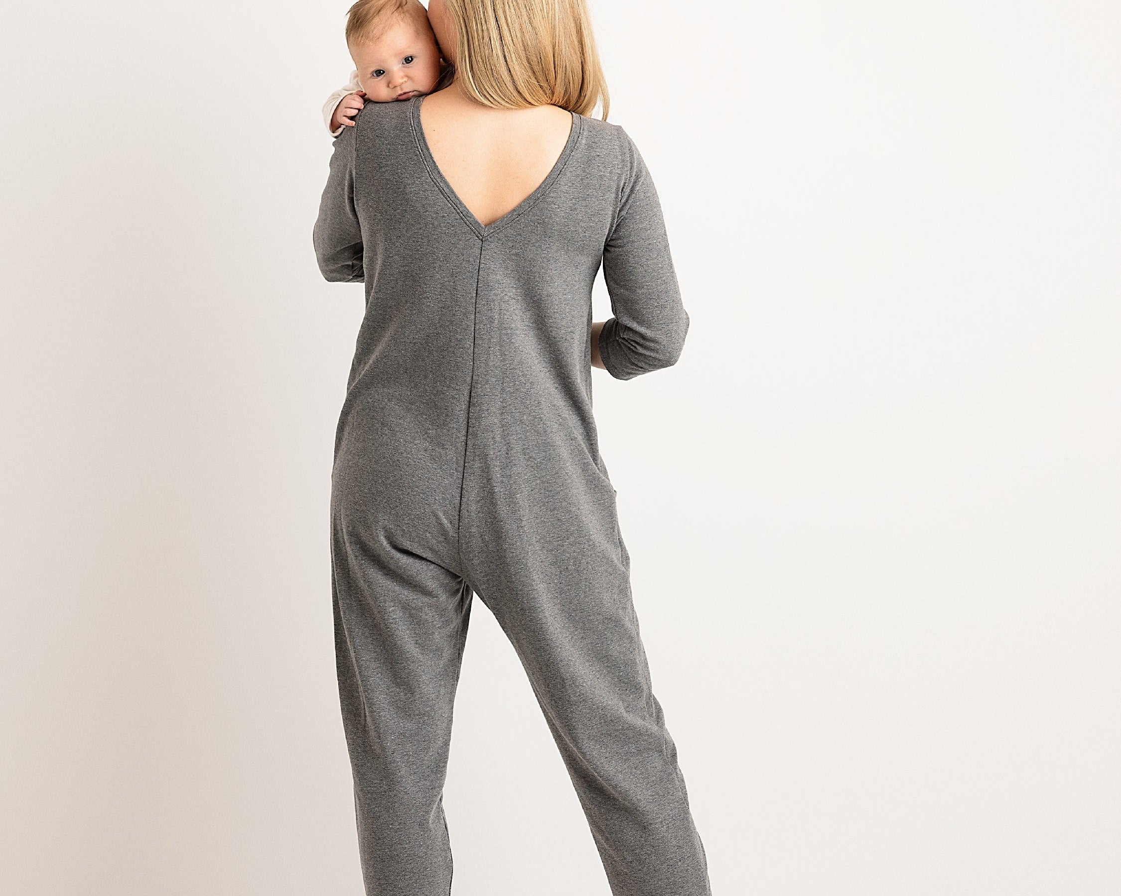 JOURNY Etta Jumpsuit French Terry Grey 3