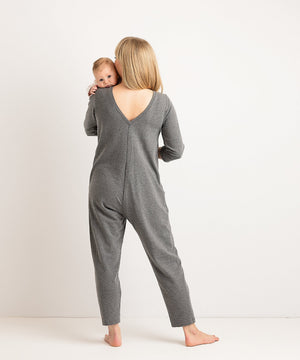 JOURNY Etta Jumpsuit French Terry Grey 3