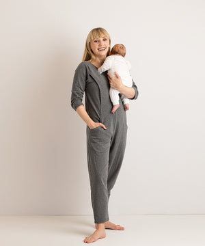 JOURNY Etta Jumpsuit French Terry Grey 7