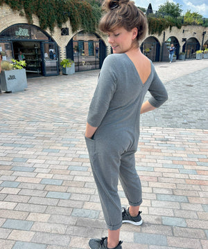 JOURNY Etta Jumpsuit French Terry Grey 8