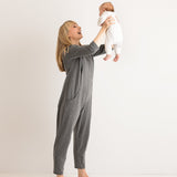 JOURNY Etta Jumpsuit French Terry Grey 1