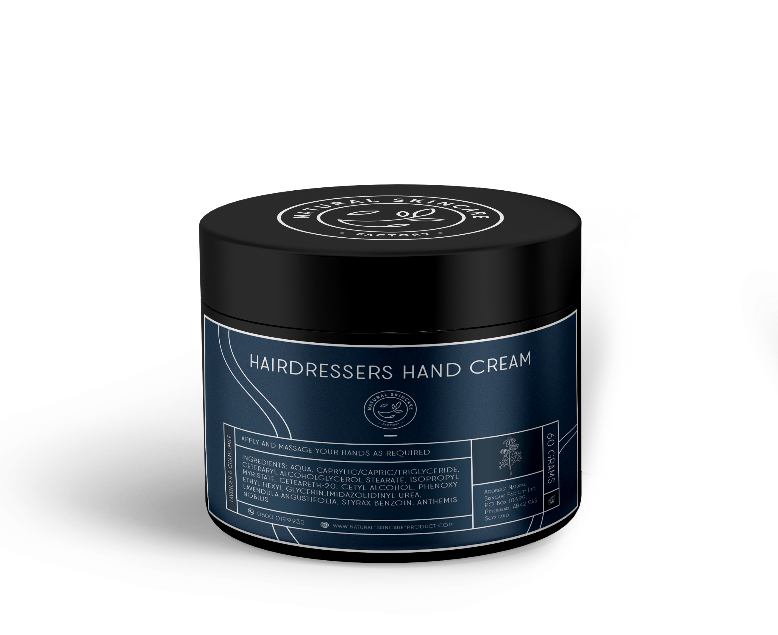 Natural Skincare Factory Hairdressers Hand Cream 1