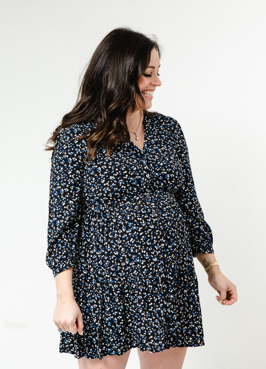 Delicate Floral Print Dress