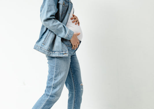 The Classic Maternity Jean Jacket