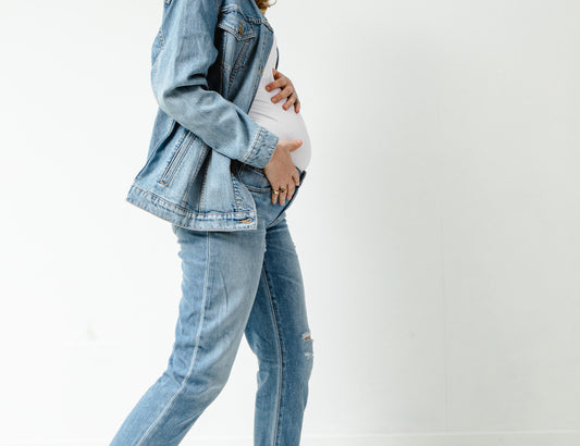 The Classic Maternity Jean Jacket