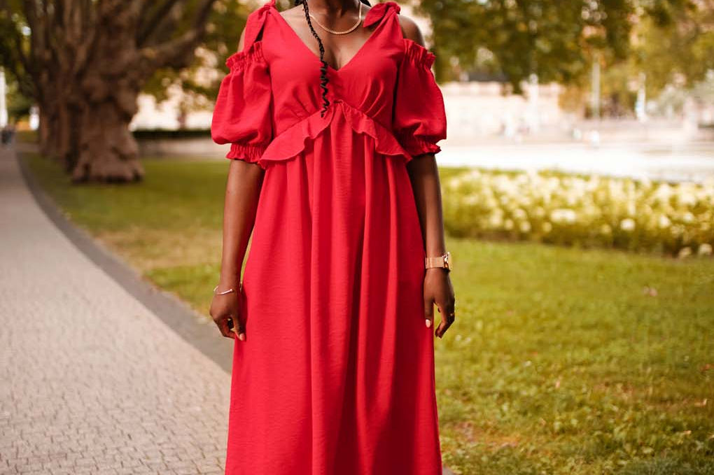 red bump friendly dress Bump Friendly Dress