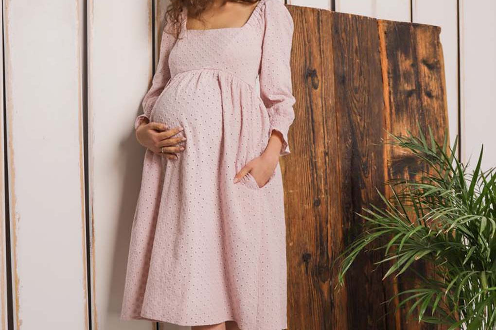 pink breastfeeding dress Portofino Breastfeeding Dress Pink