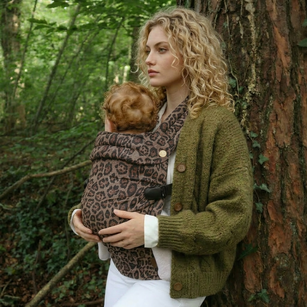 Bizzi Growin Nomad Air Animal Print Baby Carrier Jaguar 3