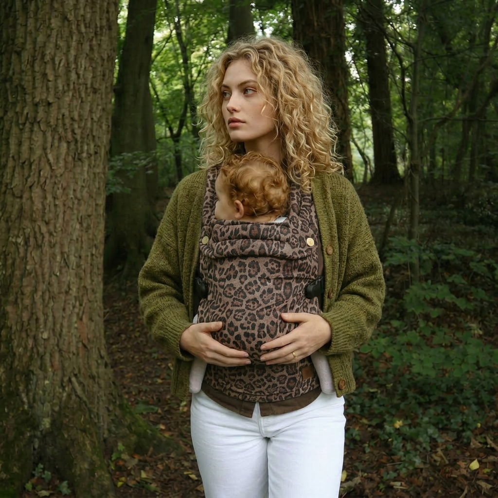 Bizzi Growin Nomad Air Animal Print Baby Carrier Jaguar 6