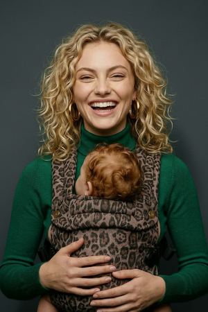 Bizzi Growin Nomad Air Animal Print Baby Carrier Jaguar 1
