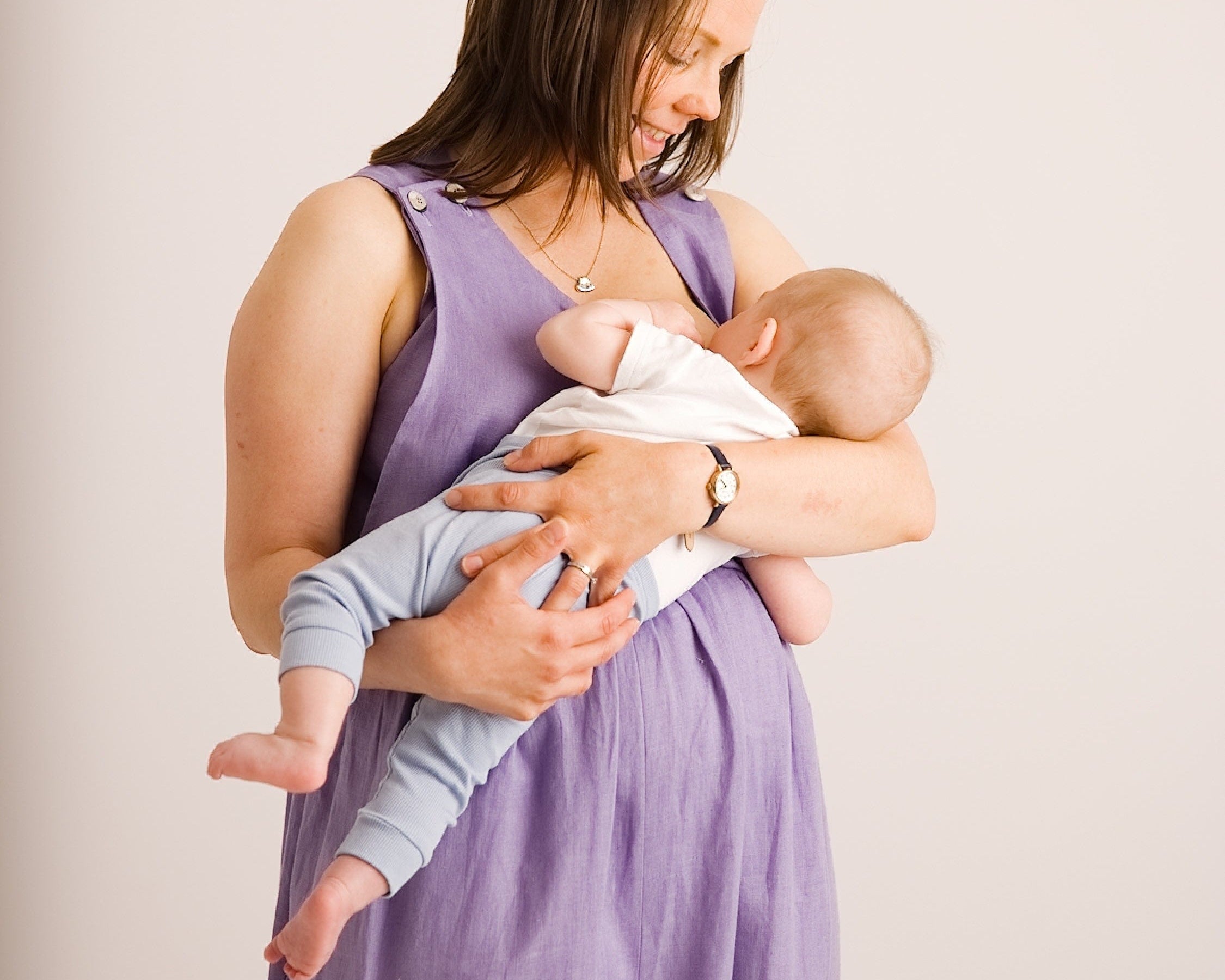 JOURNY Linen Jumpsuit Ada Lavender 8