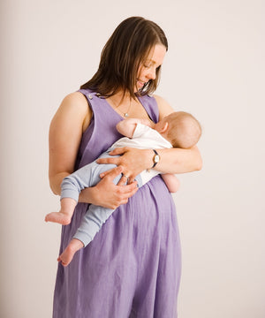 JOURNY Linen Jumpsuit Ada Lavender 8