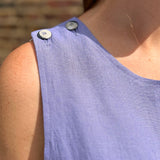 JOURNY Linen Jumpsuit Ada Lavender 6