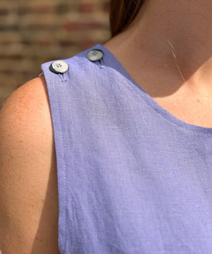JOURNY Linen Jumpsuit Ada Lavender 6